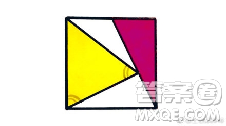 直角三角形是正方形的面积1/4。等腰三角的面积/正方形的面积=？