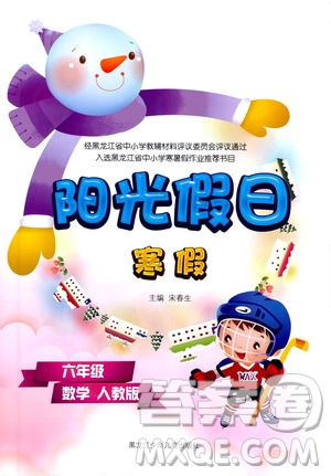 黑龙江少年儿童出版社2022阳光假日寒假六年级数学人教答案