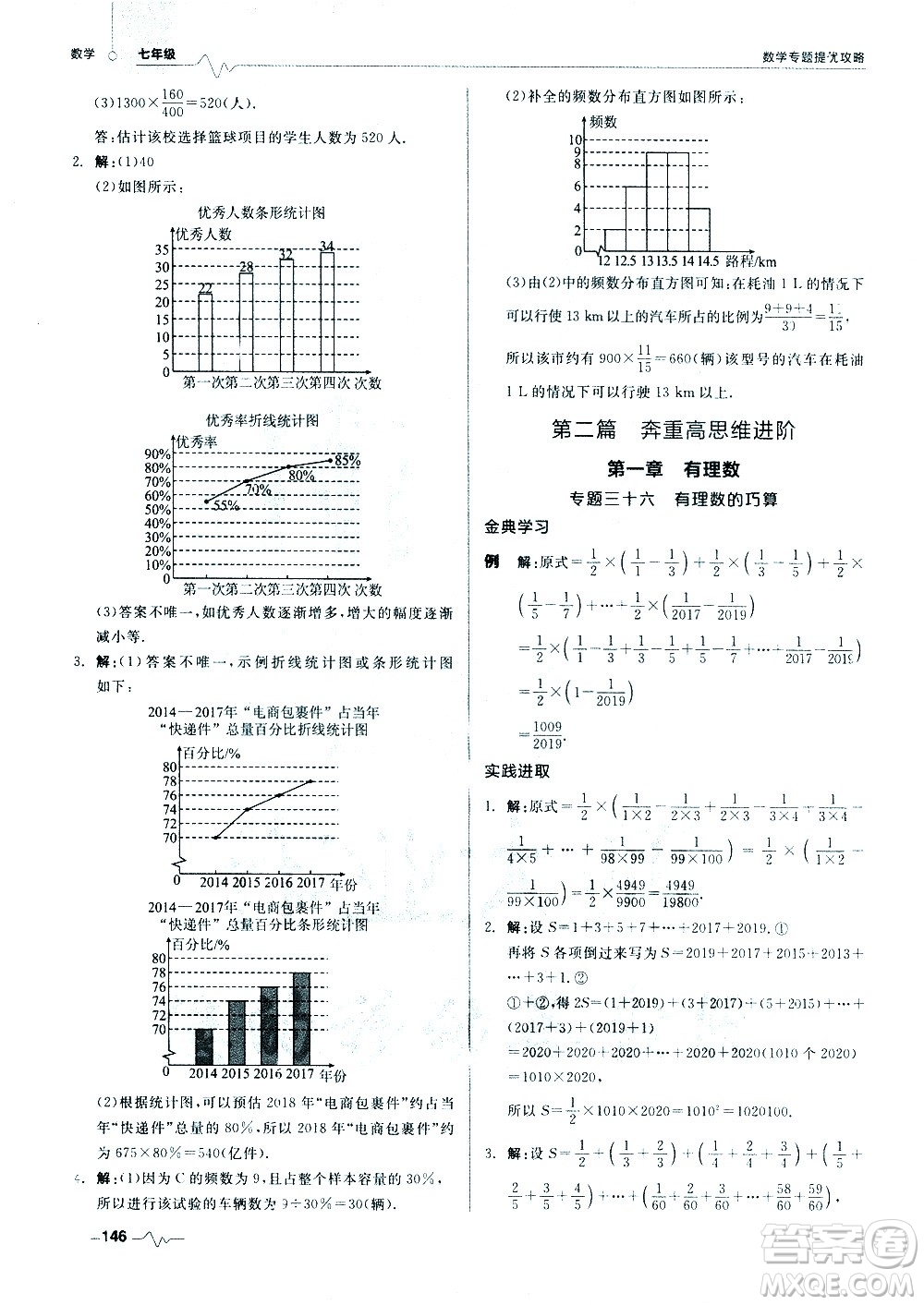 天津人民出版社2021版数学专题提优攻略七年级答案