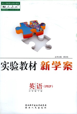 陕西人民出版社2021实验教材新学案英语六年级下册人教PEP版参考答案