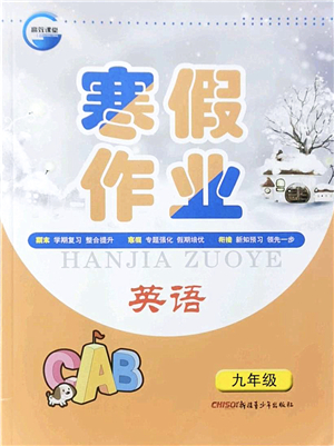 新疆青少年出版社2022寒假作业九年级英语人教版答案