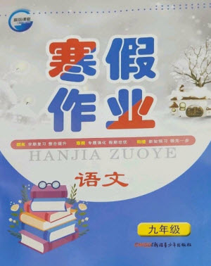 新疆青少年出版社2023寒假作业九年级语文通用版参考答案