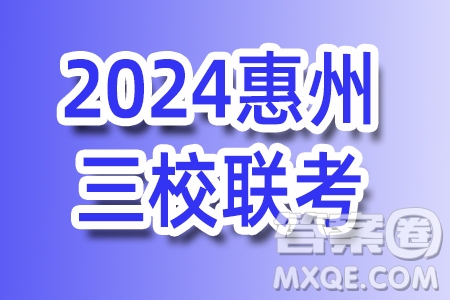 广东惠州三校联考2024年高一下学期第一次月考数学试题答案